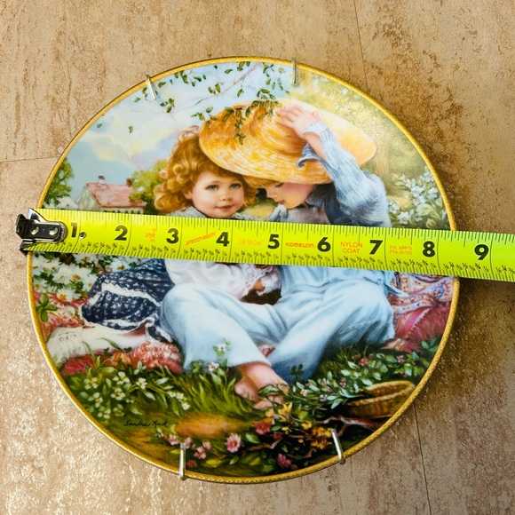 Plate Sandra Kuck Collectors Plates “patience “& “A Time to Love! Numbered - Picture 6 of 7